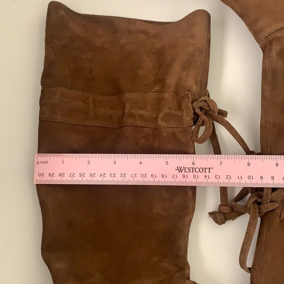 Nine West Dark Natural Suede Boots - Picture 16 of 16